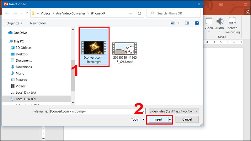 Chọn video, vào thẻ Playback, nhấn Trim Video Chọn video, vào thẻ Playback, nhấn Trim Video