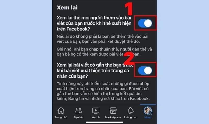 Cuộn xuống phần Xem lại ở bên dưới