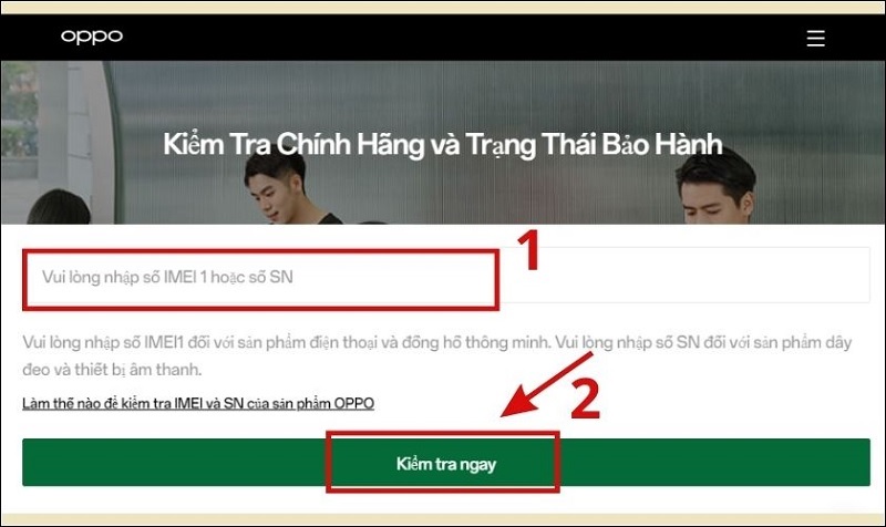Cách check thời hạn bảo hành bằng IMEI OPPO