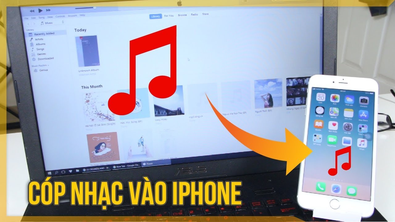 Cách chép nhạc vào iphone bằng itunes mới nhất iPhone 6/7/8 / X hoặc iPhone XR / XS / XS Max qua AirMore
