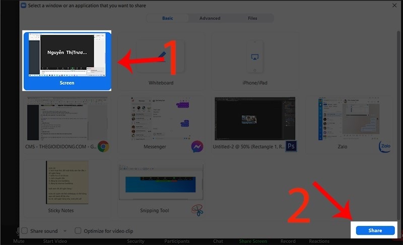 Hướng dẫn sử dụng Zoom