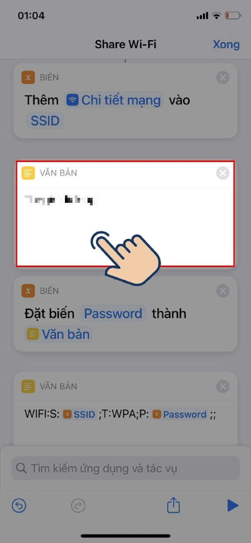 Nhập mật khẩu Wifi