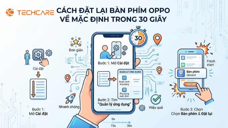 Cách Chỉnh Bàn Phím Oppo Về Mặc Định Chỉ Trong 30 Giây 2026