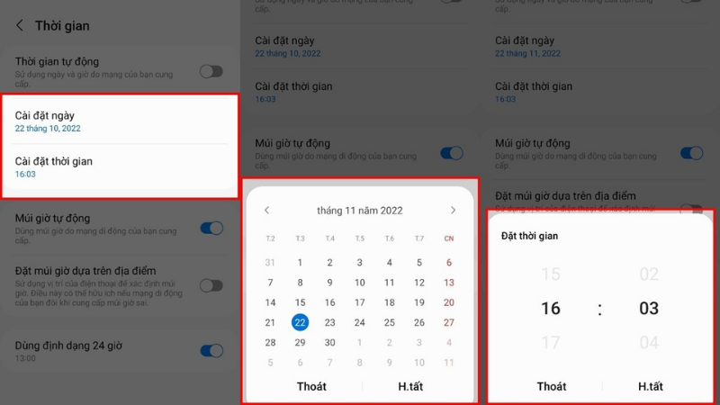 Cách chỉnh ngày, giờ và múi giờ thủ công nhanh chóng