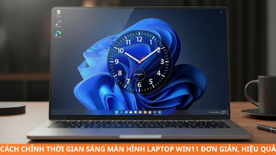 Cách chỉnh thời gian sáng màn hình laptop Win 11 đơn giản, tiết kiệm pin hiệu quả