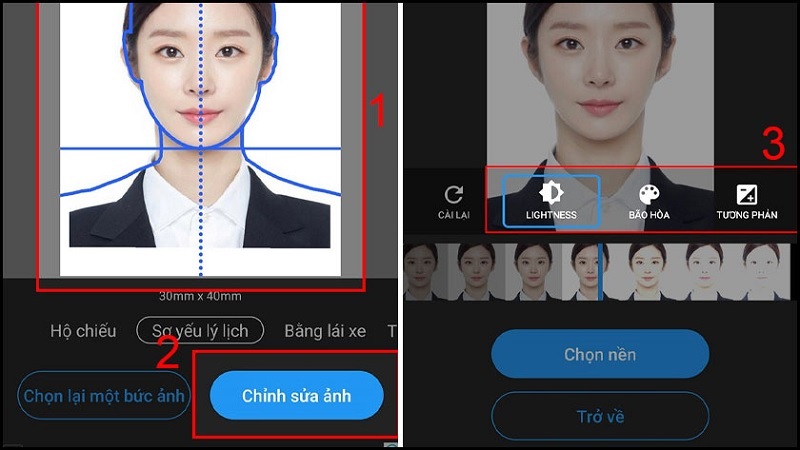 Tùy chỉnh lại các yếu tố về độ sáng, độ bão hòa và tương phản