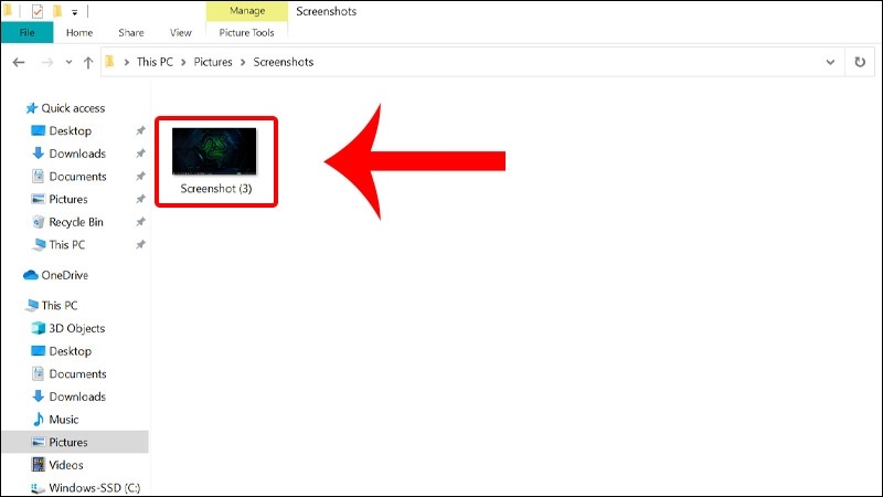 Ảnh sau khi chụp được tự động lưu vào thư mục This PC Ảnh sau khi chụp được tự động lưu vào thư mục This PC