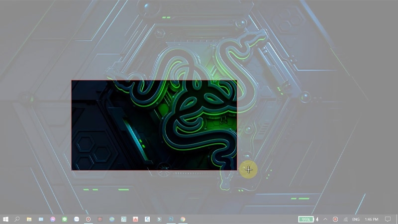 Chụp màn hình laptop Lenovo bằng Snipping Tool bước 3 Chụp màn hình laptop Lenovo bằng Snipping Tool bước 3