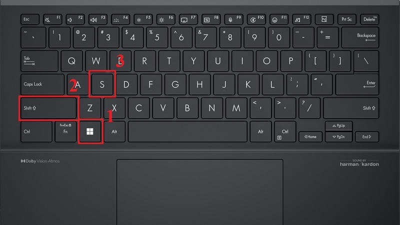 Chụp một vùng màn hình tuỳ chọn bằng Windows + Shift + S bước 1 Chụp một vùng màn hình tuỳ chọn bằng Windows + Shift + S bước 1