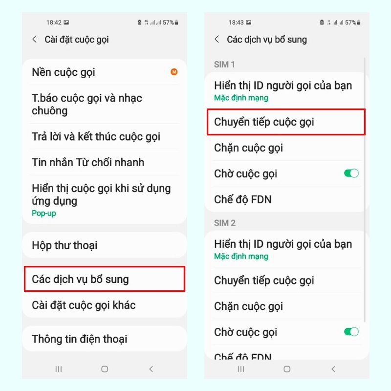 Chuyển tiếp cuộc gọi