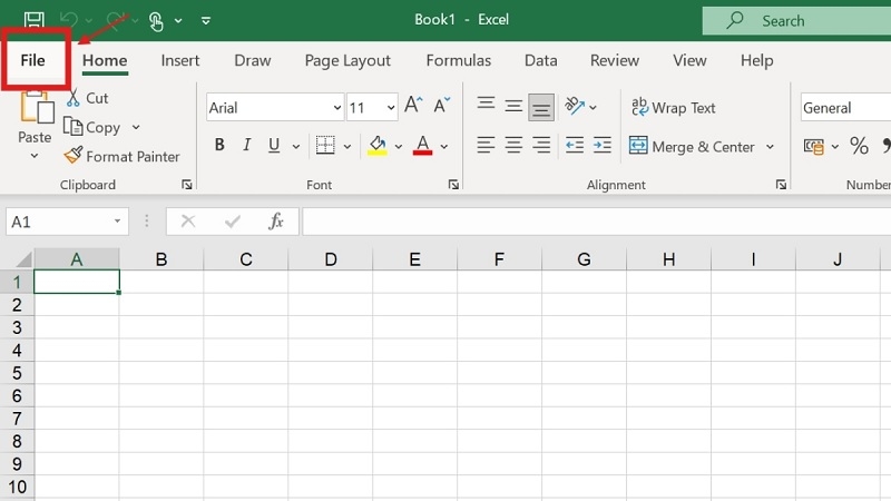 Chuyển trực tiếp trong Excel (không cần phần mềm) bước 1 Chuyển trực tiếp trong Excel (không cần phần mềm) bước 1