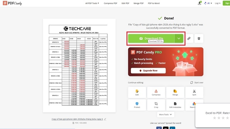 Dùng công cụ online miễn phí (Không cần cài gì) bước 7 Dùng công cụ online miễn phí (Không cần cài gì) bước 7