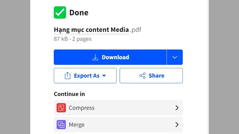 Dùng công cụ online miễn phí (Không cần cài gì) bước 3 Dùng công cụ online miễn phí (Không cần cài gì) bước 3