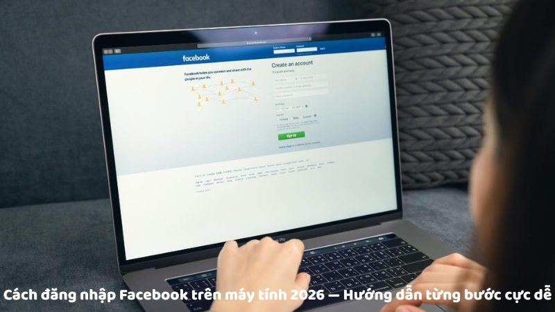 Cách đăng nhập Facebook trên máy tính 2026 — Hướng dẫn từng bước cực dễ