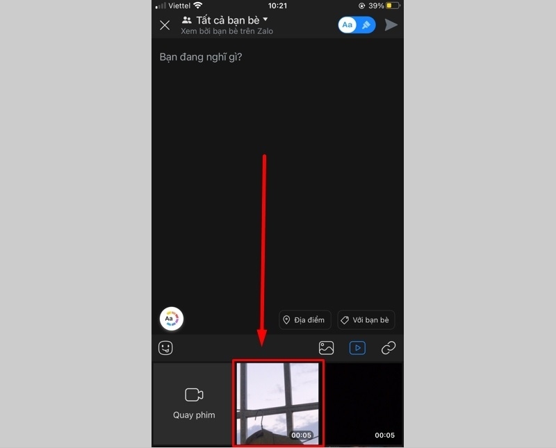 Tìm kiếm và chọn vào video mà bạn cần đăng