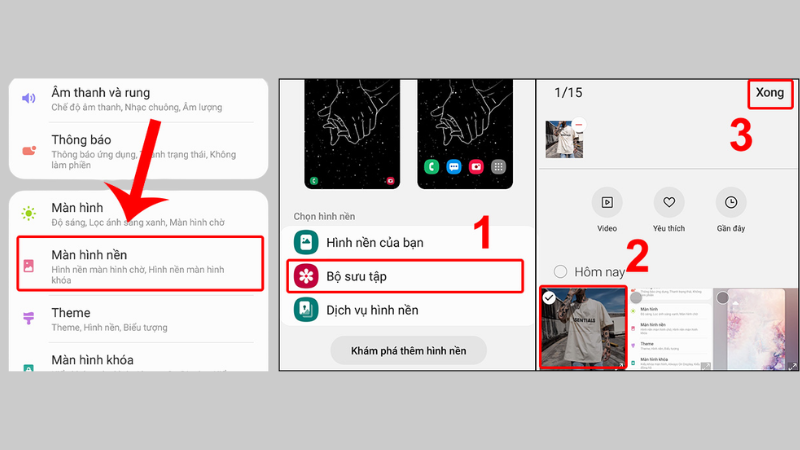 Cách đặt ảnh cá nhân làm hình nền trên điện thoại Samsung