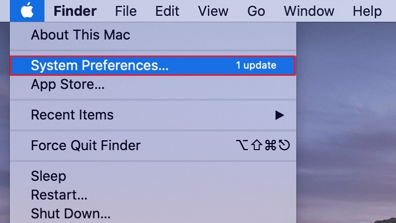 Mở Cài đặt hệ thống trên MacBook Mở Cài đặt hệ thống trên MacBook