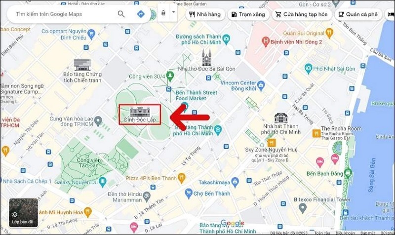 Truy cập vào Google Maps trên máy tính