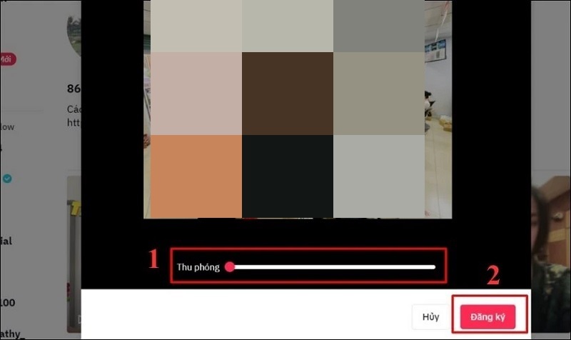 Nhấn nút Đăng ký