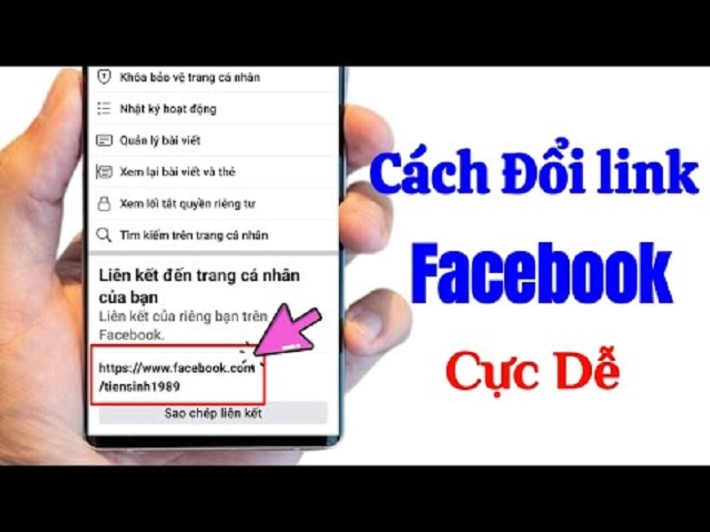 Cách đổi link Facebook trên máy tính và điện thoại đơn giản nhất