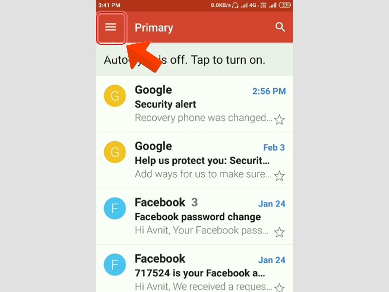 Cách đổi mk gmail trên hệ thống Android