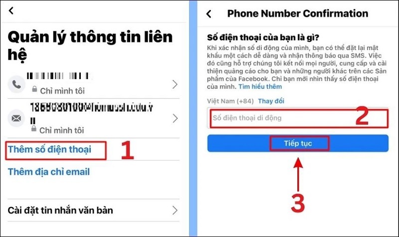 Nhấn nút Tiếp tục