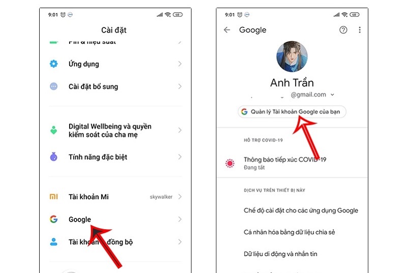 Cách đổi tên Google meet trên điện thoại (hệ điều hành Android)