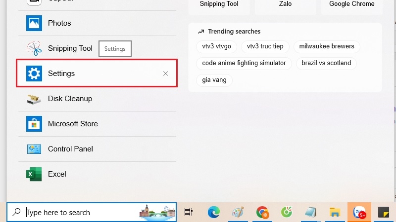 Bật Storage Sense để tự động dọn dẹp ổ C Windows 10 11 bước 1