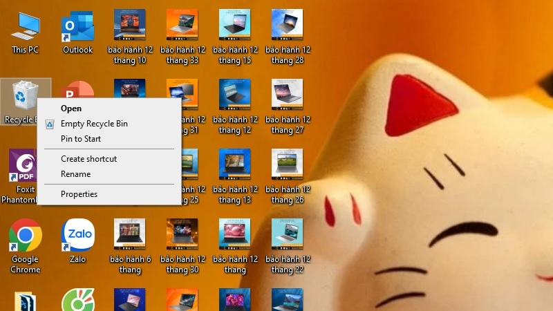 Cách dọn thùng rác máy tính Windows để giải phóng ổ C bước 1