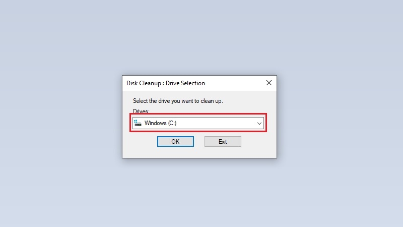 Dùng Disk Cleanup để dọn sâu hơn bước 2 Dùng Disk Cleanup để dọn sâu hơn bước 2