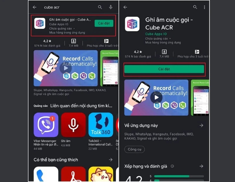 Tải ứng dụng Cuber ACR về điện thoại