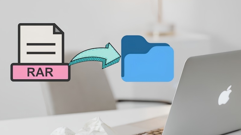 Ảnh chụp màn hình icon file RAR trên macOS không mở được khi nhấp đúp Ảnh chụp màn hình icon file RAR trên macOS không mở được khi nhấp đúp