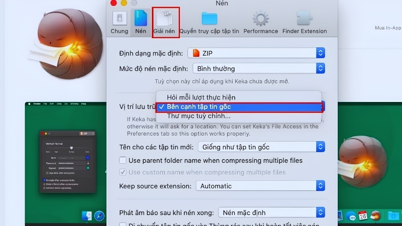Giải nén file RAR bằng Keka trên MacBook Giải nén file RAR bằng Keka trên MacBook