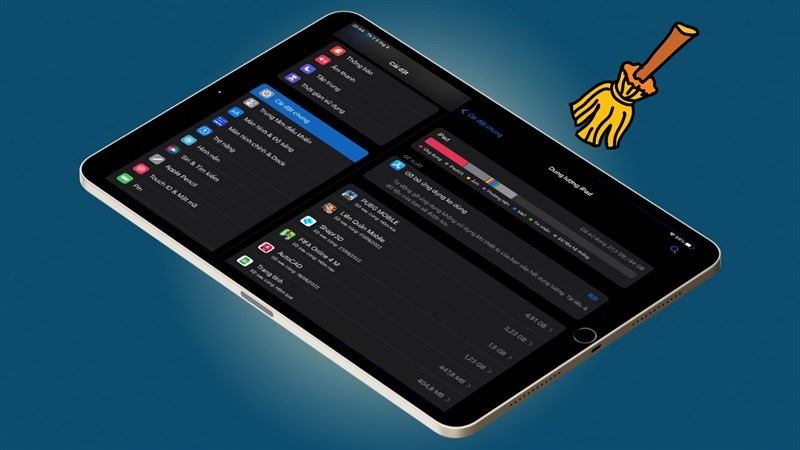 Cách giải phóng dung lượng iPad hiệu quả khi bộ nhớ bị đầy