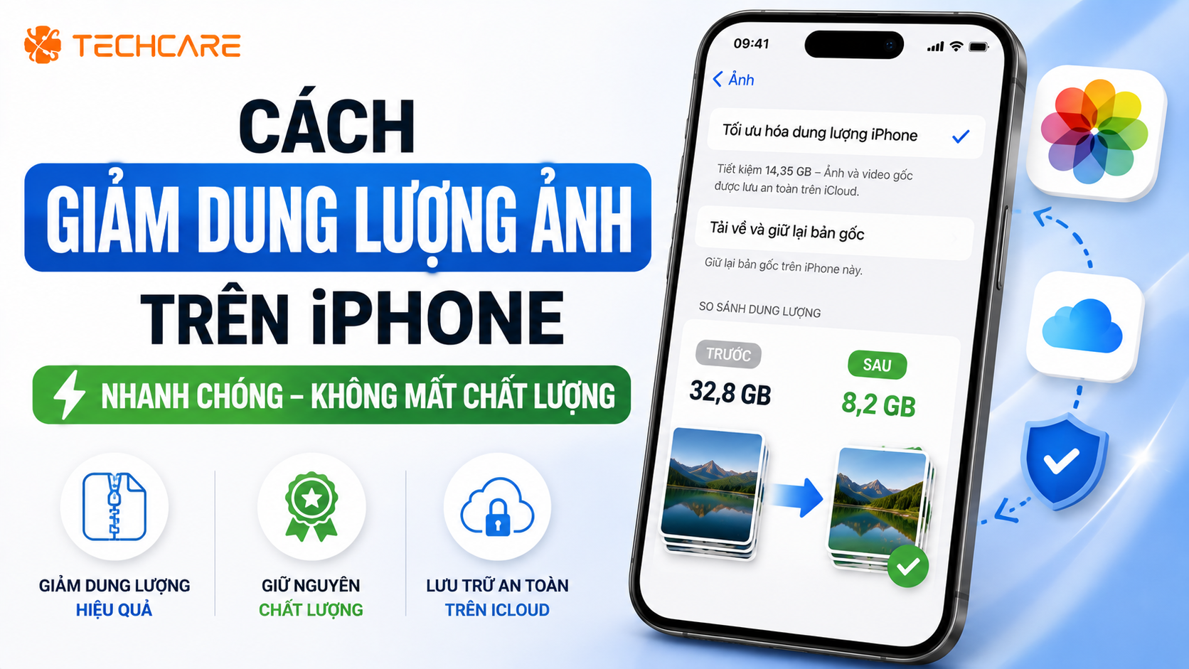 Cách Giảm Dung Lượng Ảnh Trên iPhone Nhanh Chóng, Không Mất Chất Lượng