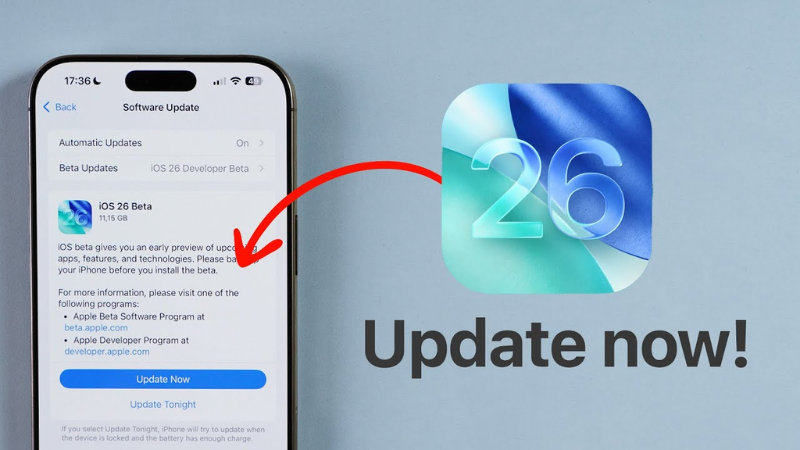 Cách Giảm Thời Gian Cập Nhật iOS 26