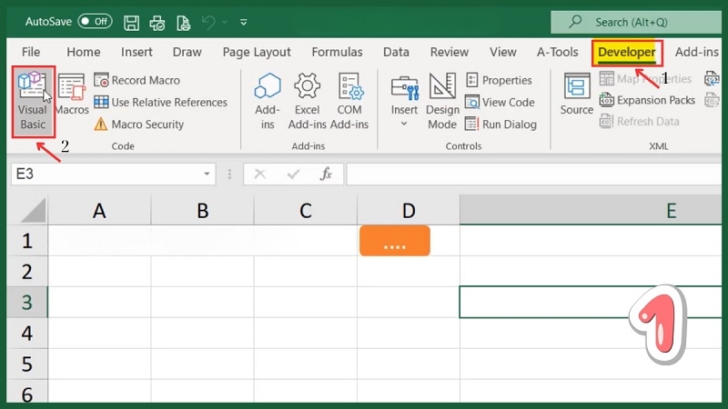 Cách tách tất cả sheet thành nhiều file cùng lúc bước 1 Cách tách tất cả sheet thành nhiều file cùng lúc bước 1