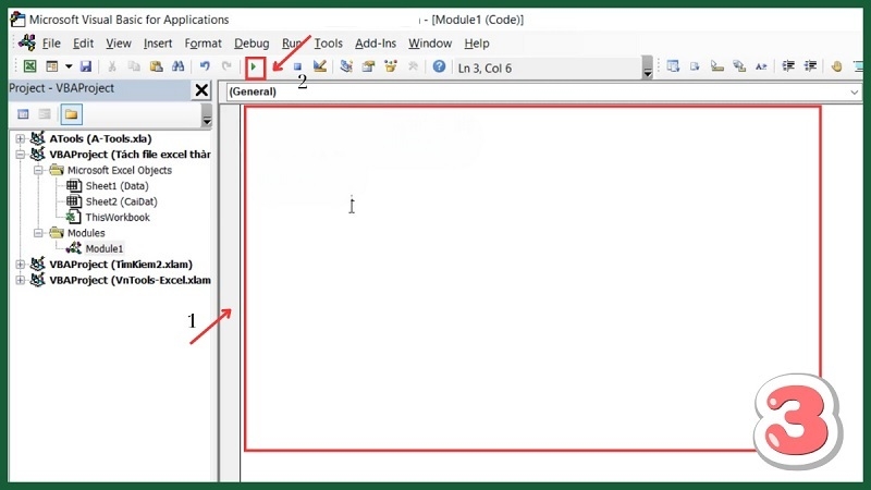 Cách tách tất cả sheet thành nhiều file cùng lúc bước 3 Cách tách tất cả sheet thành nhiều file cùng lúc bước 3