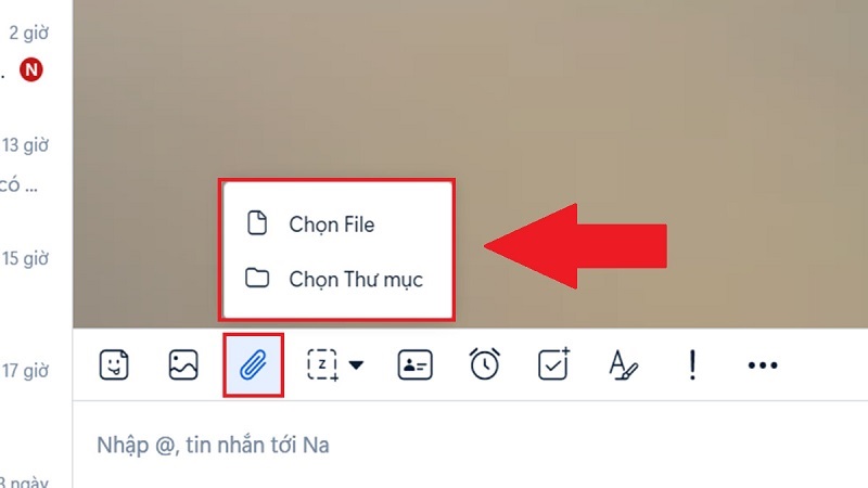 Chọn vào mục Chọn File