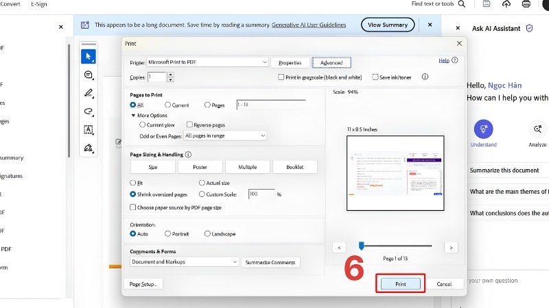 Gộp nhiều file bằng Adobe Acrobat Pro rồi in một lần bước 5 Gộp nhiều file bằng Adobe Acrobat Pro rồi in một lần bước 5