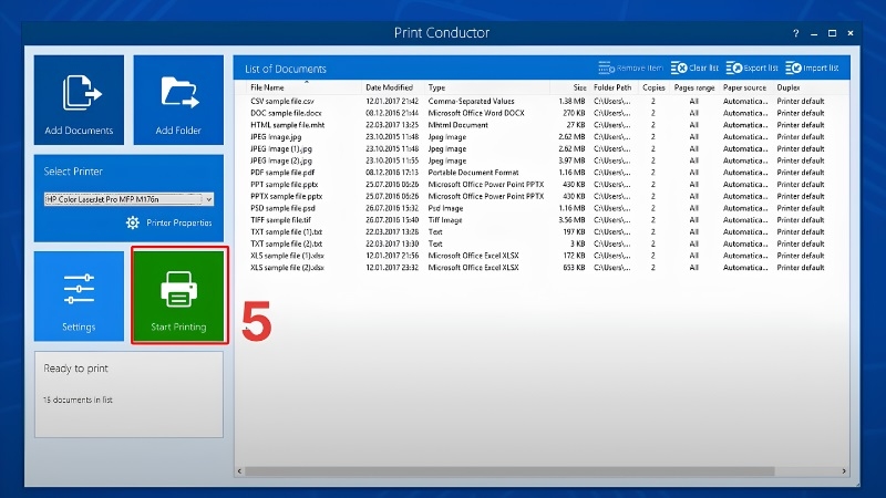Dùng phần mềm in hàng loạt như Print Conductor hoặc PDF24 bước 4 Dùng phần mềm in hàng loạt như Print Conductor hoặc PDF24 bước 4