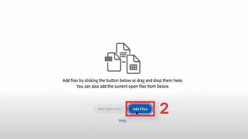 Gộp nhiều file bằng Adobe Acrobat Pro rồi in một lần bước 2 Gộp nhiều file bằng Adobe Acrobat Pro rồi in một lần bước 2