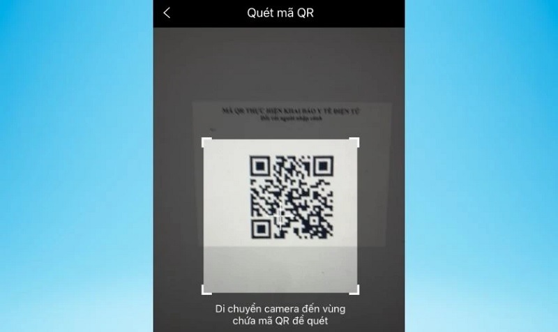 Hãy đưa camera điện thoại đến mã QR