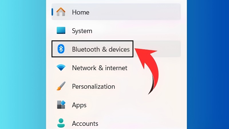 Các bước kết nối AirPods với laptop Windows 11 qua mục Bluetooth & devices bước 2 Các bước kết nối AirPods với laptop Windows 11 qua mục Bluetooth & devices bước 2