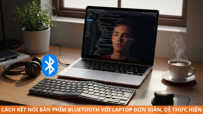 Cách kết nối bàn phím Bluetooth với laptop đơn giản, dễ thực hiện