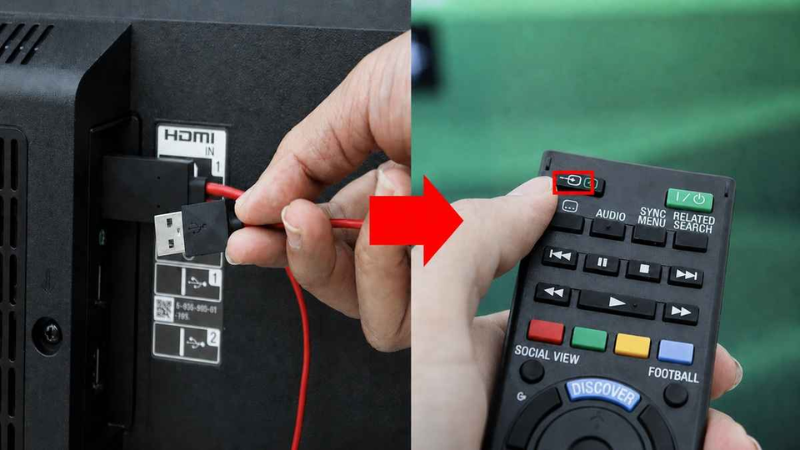 Cách kết nối điện thoại với tivi LG bằng HDMI