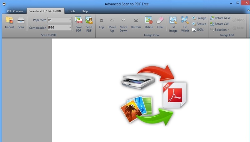 Free Easy Scan To PDF- Phần mềm kết nối máy scan với máy tính miễn phí sắc nét