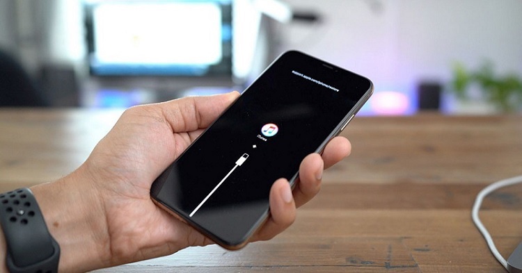 Biểu hiện lỗi iPhone bị treo iTunes xuất hiện lỗi support apple com