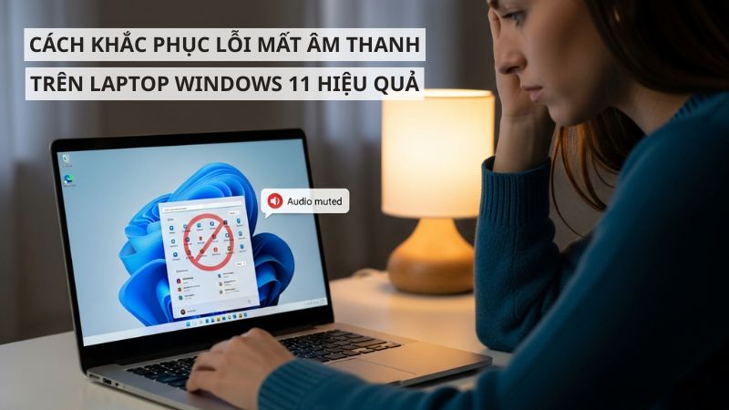 Cách khắc phục lỗi mất âm thanh trên Laptop Windows 11 hiệu quả