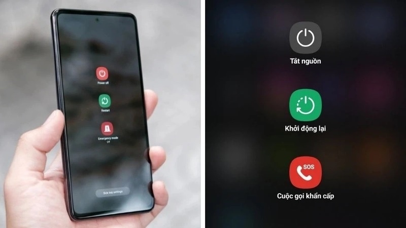 Khởi động lại máy